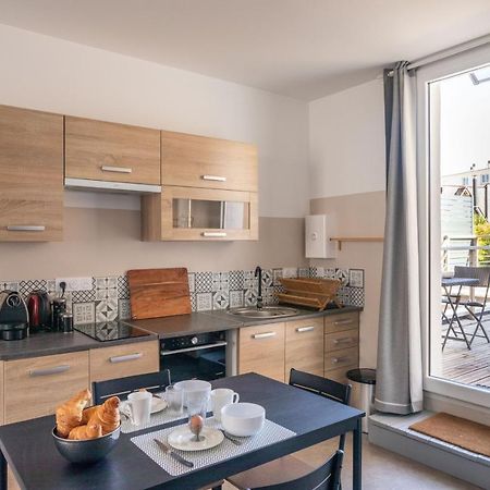Yokoso - Studio Proche Chu Avec Terrasse Rennes Exteriör bild