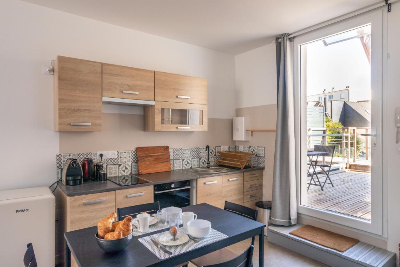 Yokoso - Studio Proche Chu Avec Terrasse Rennes Exteriör bild