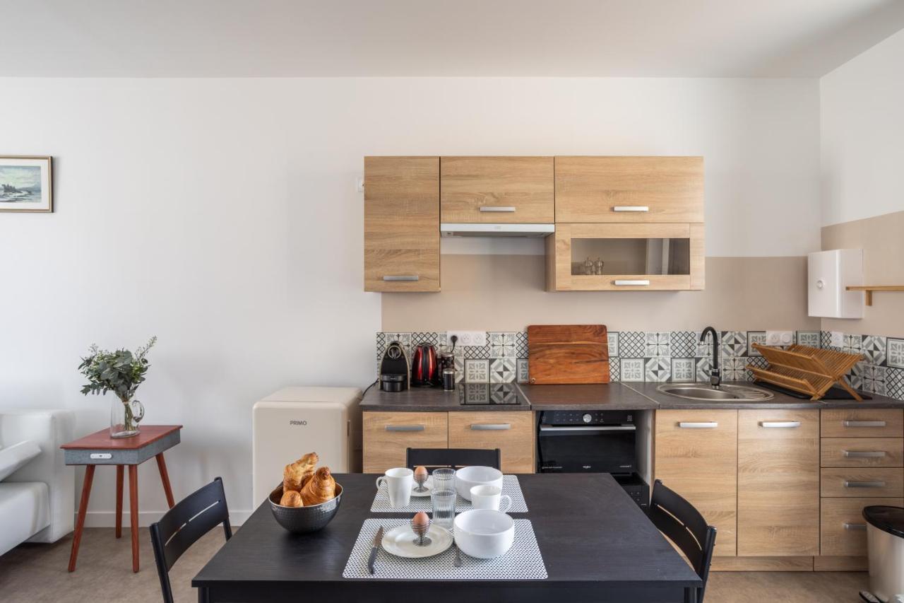 Yokoso - Studio Proche Chu Avec Terrasse Rennes Exteriör bild